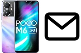 Richten Sie E-Mails auf dem Xiaomi Poco M6 ein