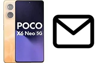 Richten Sie E-Mails auf dem Xiaomi Poco X6 Neo ein