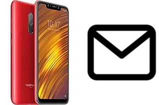 Richten Sie E-Mails auf dem Xiaomi Pocophone F1 ein