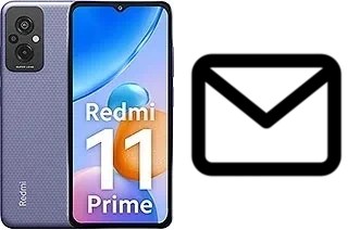 Richten Sie E-Mails auf dem Xiaomi Redmi 11 Prime ein