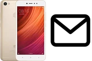 Richten Sie E-Mails auf dem Xiaomi Redmi Y1 (Note 5A) ein