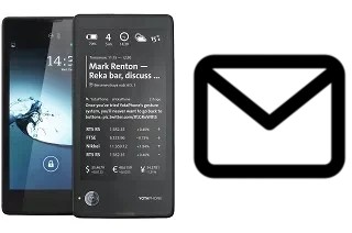 Richten Sie E-Mails auf dem Yota YotaPhone ein