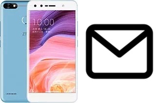 Richten Sie E-Mails auf dem ZTE Blade A3 ein