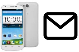 Richten Sie E-Mails auf dem ZTE Blade Q Maxi ein