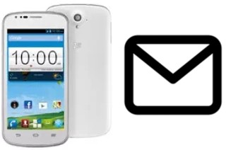 Richten Sie E-Mails auf dem ZTE Blade Q ein