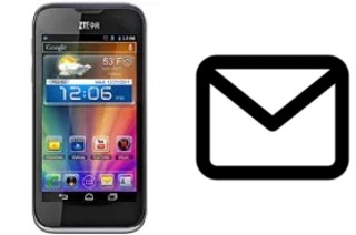 Richten Sie E-Mails auf dem ZTE Grand X LTE T82 ein