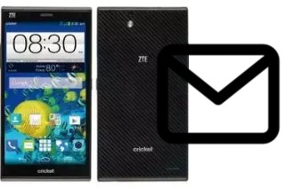 Richten Sie E-Mails auf dem ZTE Grand X Max ein