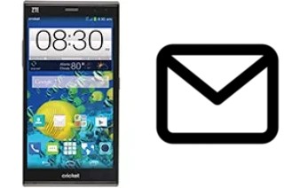 Richten Sie E-Mails auf dem ZTE Grand Xmax ein