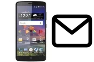 Richten Sie E-Mails auf dem ZTE Max Blue LTE ein