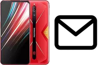 Richten Sie E-Mails auf dem ZTE nubia Red Magic 5G ein