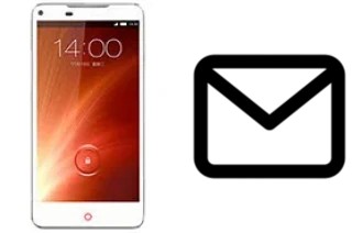 Richten Sie E-Mails auf dem ZTE nubia Z5S ein