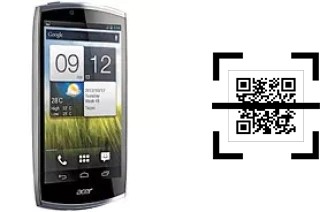 Wie lese ich QR-Codes auf einem Acer CloudMobile S500?