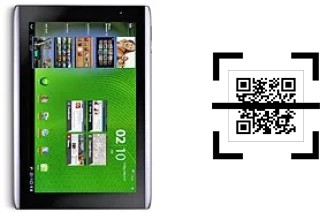 Wie lese ich QR-Codes auf einem Acer Iconia Tab A501?