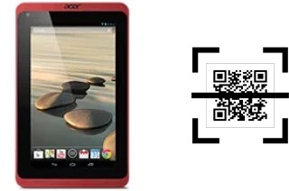 Wie lese ich QR-Codes auf einem Acer Iconia B1-721?