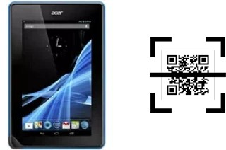 Wie lese ich QR-Codes auf einem Acer Iconia Tab B1-A71?