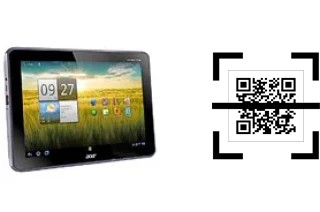 Wie lese ich QR-Codes auf einem Acer Iconia Tab A701?