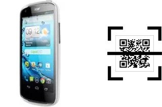 Wie lese ich QR-Codes auf einem Acer Liquid E1?