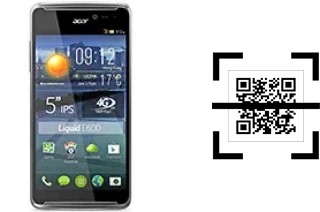 Wie lese ich QR-Codes auf einem Acer Liquid E600?