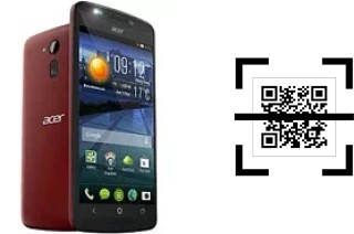 Wie lese ich QR-Codes auf einem Acer Liquid E700?