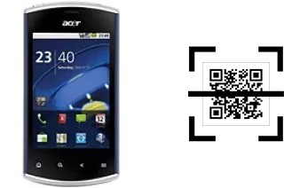 Wie lese ich QR-Codes auf einem Acer Liquid mini E310?