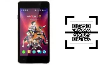 Wie lese ich QR-Codes auf einem Advan S50A?