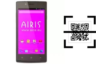 Wie lese ich QR-Codes auf einem Airis TM45DM?