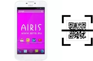 Wie lese ich QR-Codes auf einem Airis TM60D?