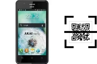 Wie lese ich QR-Codes auf einem Akai K40?