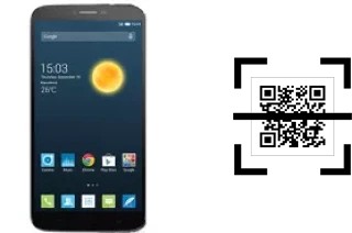 Wie lese ich QR-Codes auf einem alcatel Hero 2?