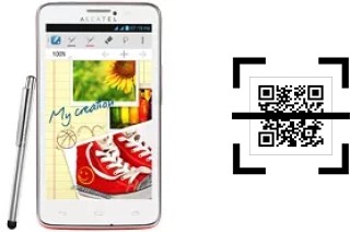 Wie lese ich QR-Codes auf einem alcatel One Touch Scribe Easy?