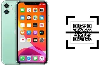 Wie lese ich QR-Codes auf einem Apple iPhone 11?