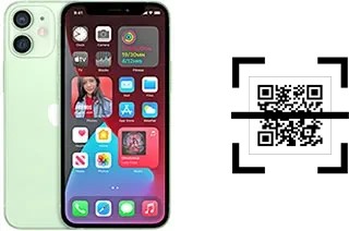 Wie lese ich QR-Codes auf einem Apple iPhone 12 mini?