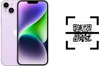 Wie lese ich QR-Codes auf einem Apple iPhone 14 Plus?