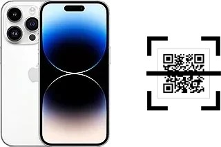 Wie lese ich QR-Codes auf einem Apple iPhone 14 Pro?