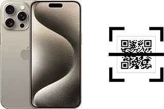 Wie lese ich QR-Codes auf einem Apple iPhone 15 Pro Max?