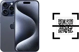 Wie lese ich QR-Codes auf einem Apple iPhone 15 Pro?