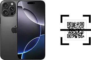 Wie lese ich QR-Codes auf einem Apple iPhone 16 Pro Max?