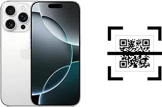 Wie lese ich QR-Codes auf einem Apple iPhone 16 Pro?