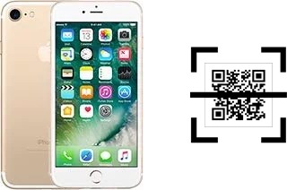 Wie lese ich QR-Codes auf einem Apple iPhone 7?