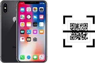 Wie lese ich QR-Codes auf einem Apple iPhone X?