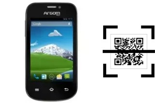 Wie lese ich QR-Codes auf einem Argom E310?