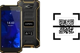 Wie lese ich QR-Codes auf einem Aspera R9?