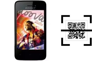 Wie lese ich QR-Codes auf einem Boost Moova Shuffle?