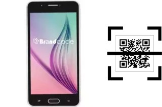 Wie lese ich QR-Codes auf einem Brandcode B7S?