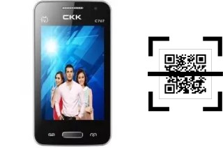 Wie lese ich QR-Codes auf einem CKK-mobile CKK mobile C707?