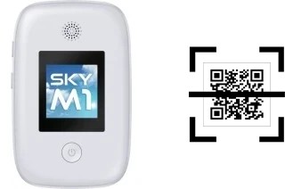 Wie lese ich QR-Codes auf einem Cloud Mobile Sky M1?