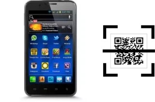 Wie lese ich QR-Codes auf einem CloudFone Excite 500G?