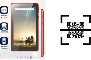 Wie lese ich QR-Codes auf einem Condor TB718?