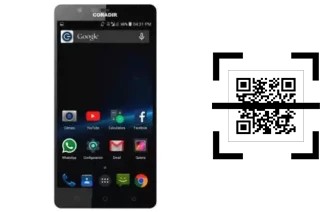 Wie lese ich QR-Codes auf einem Coradir CS500 Classic?