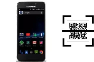 Wie lese ich QR-Codes auf einem Coradir LBS50 3G Classic?